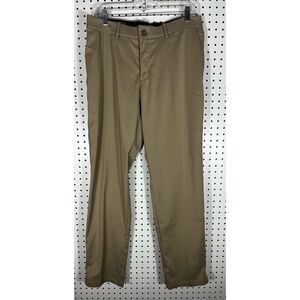 Nike dri fit golf khaki performance pants size 34x32